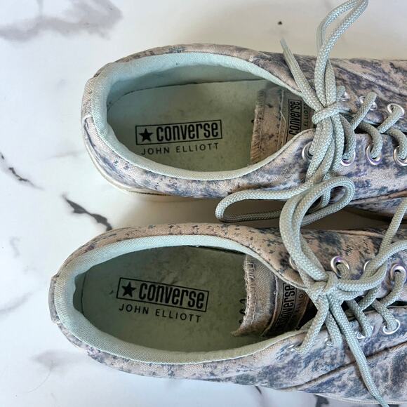 Converse x John Elliott Skid Grip OX French Oak Sneakers Size 9.5e - Picture 3 of 9
